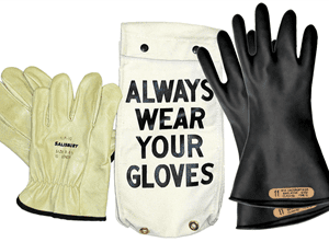 Salisbury Black CL 0, 1000v - 11" Glove Kit, sizes 7-12