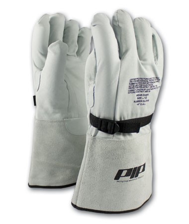 Low Voltage Leather Protection Gloves