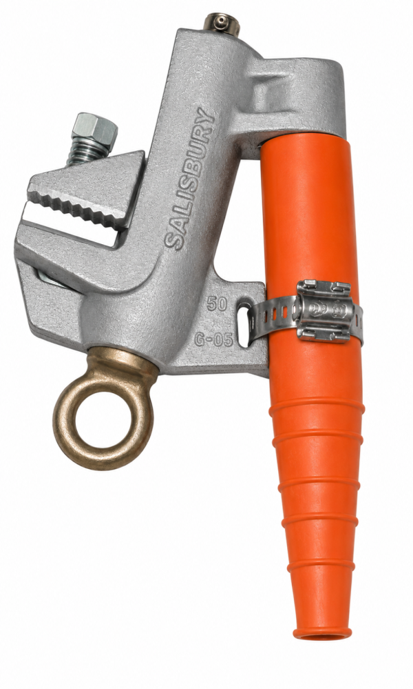 Clamp, Grounding Aluminum, Flat JAW with Eye