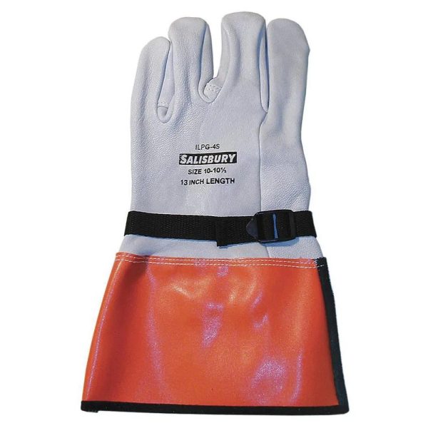 13" Cowhide Leather Protector w/ Adjustable Strap
