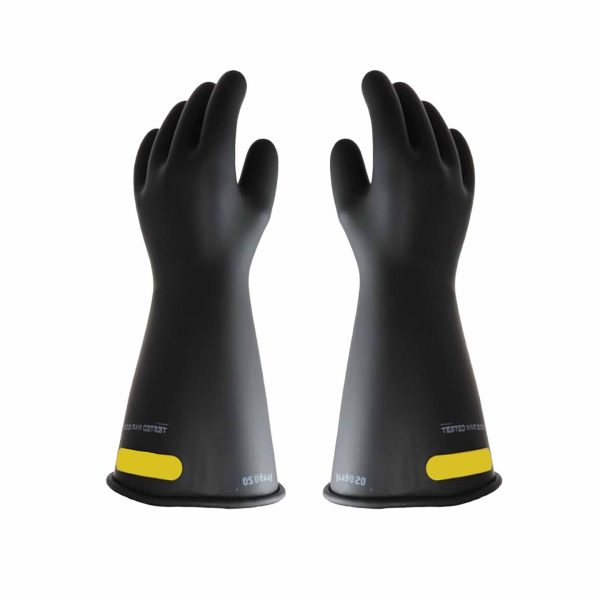 Electriflex CL2 TYPE I, 14", BLACK RUBBER INSULATING GLOVES