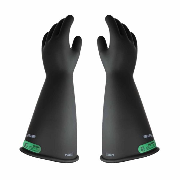 Electriflex CL3 TYPE I, 16", BLACK RUBBER INSULATING GLOVES